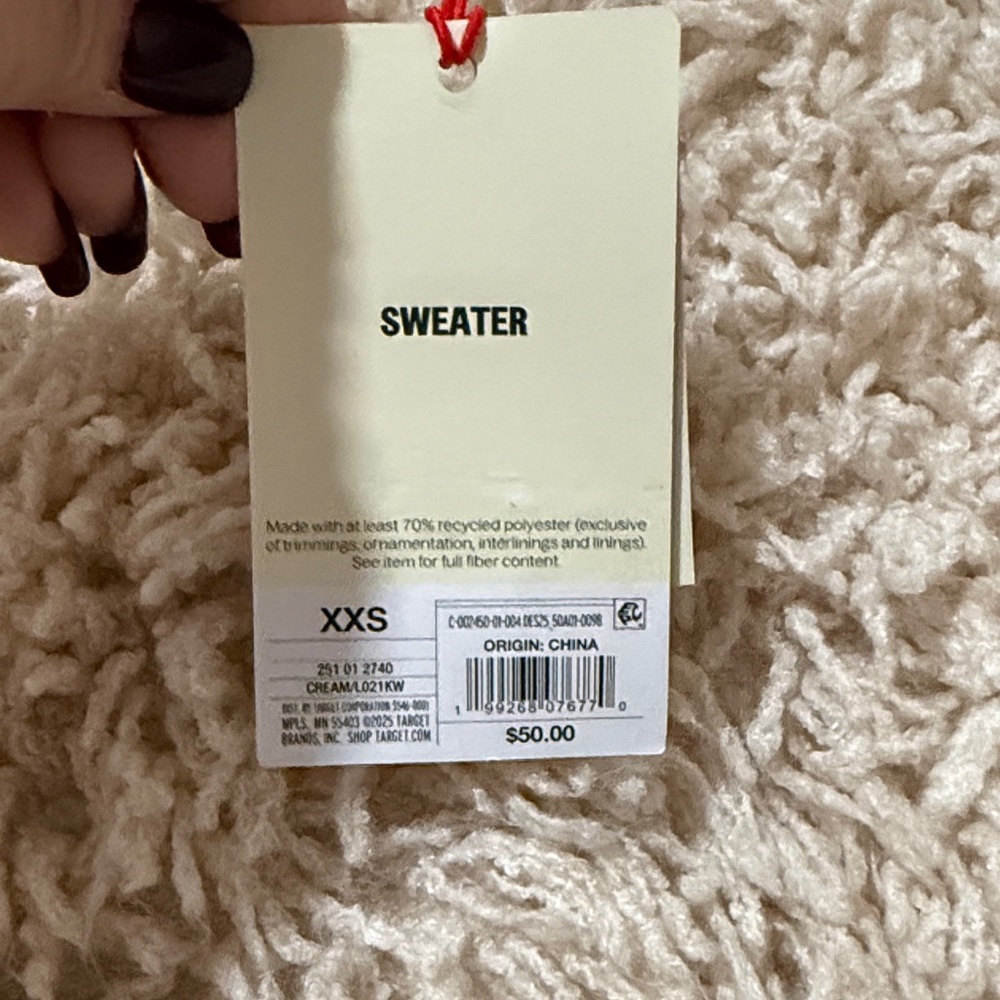Woolrich x Target Loopy Yarn Crewneck Pullover Sweater - Picture 6 of 9